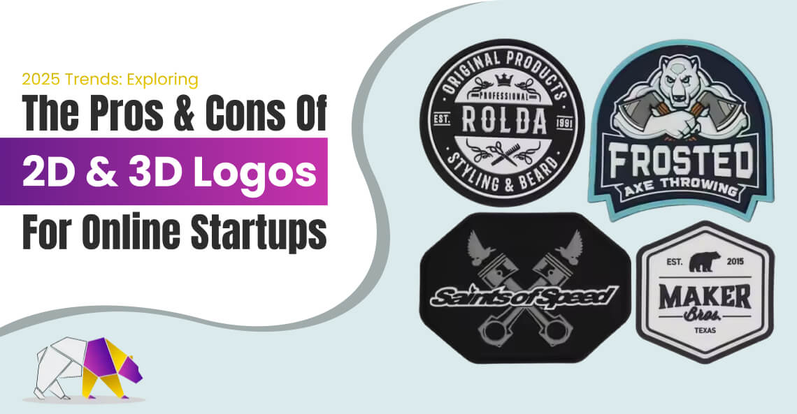 2025 Trends: Exploring the Pros and Cons of 2D and 3D Logos for Online Startups